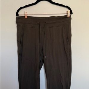 Lululemon High Rise Joggers Olive